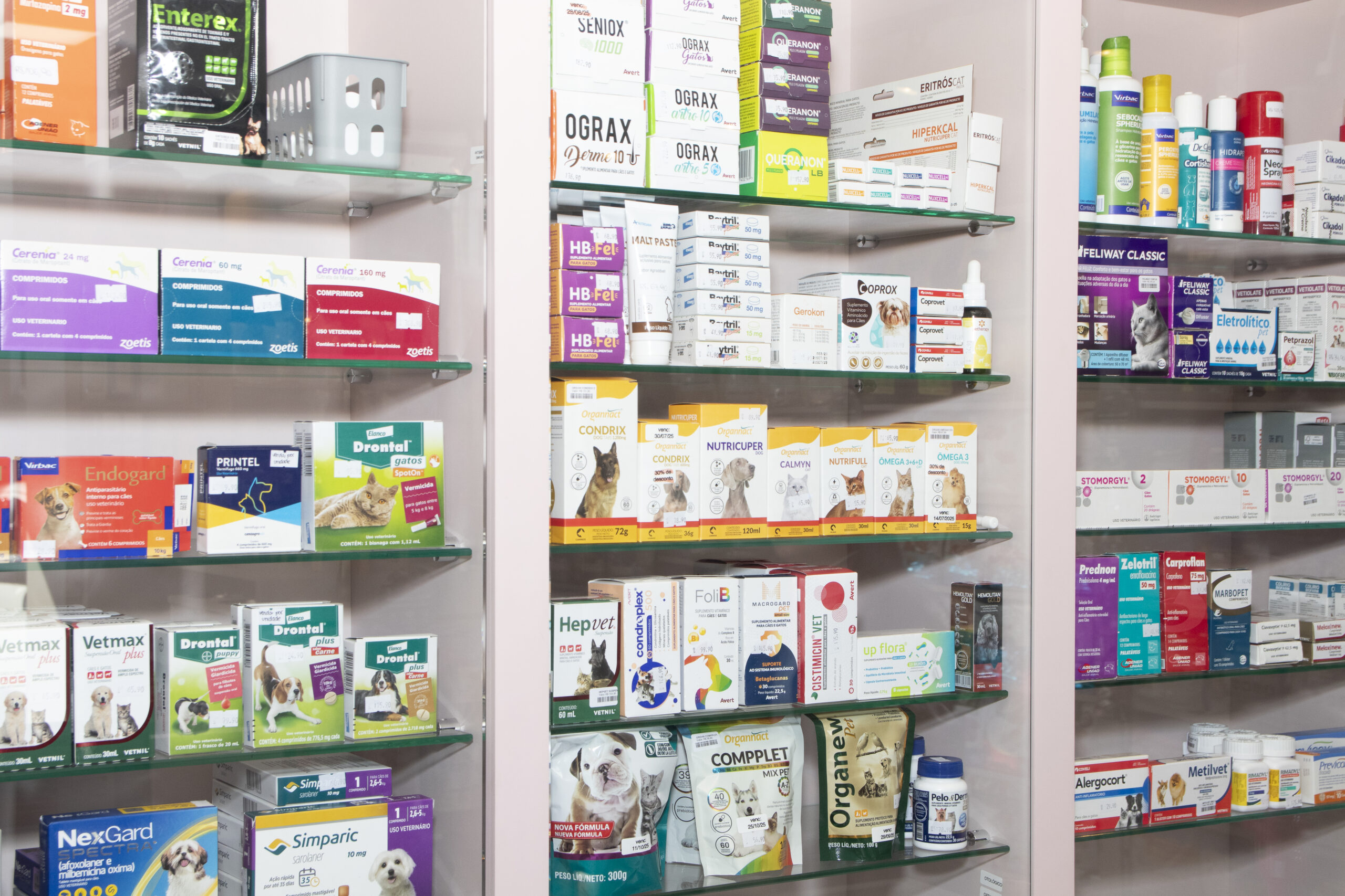 Produtos de 
higiene e cuidados